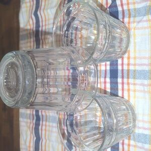 Longaberger Glass Tumblers 12 Oz Set Of 3